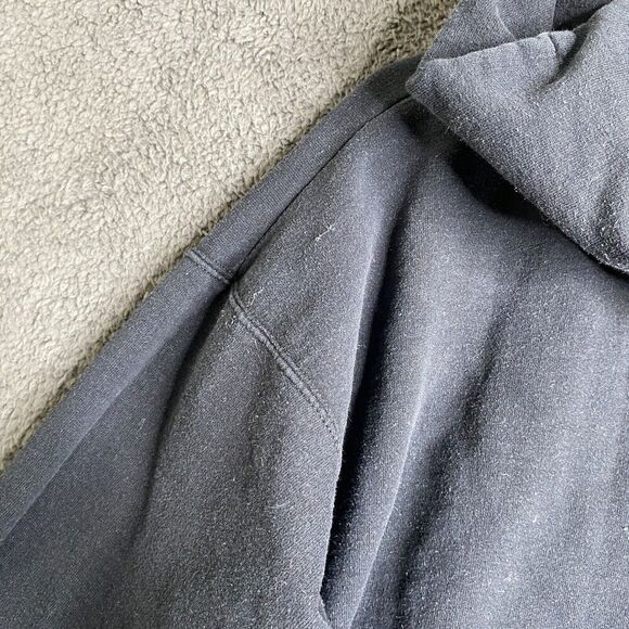 Vintage Y2K Thrasher Magazine Hoodie Adult M Spellout Distressed Grunge - Picture 15 of 15